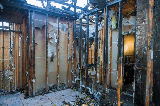 Professional Fire Damage Restoration technician working in Gwynn Oak, MD